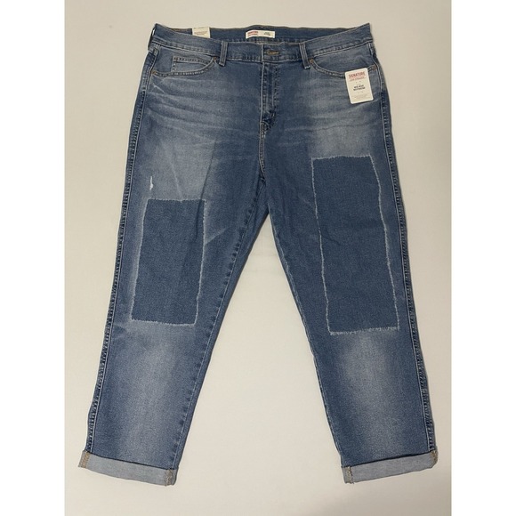 Levi's Denim - Signature Levi Strauss Women Jeans Sz 18 W34 Patch Heritage Mid Rise Boyfriend